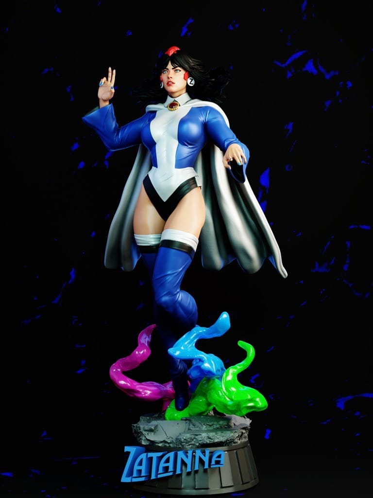 P站图纸印象馆 BrunoArt3D DC漫画 正义联盟 扎坦娜 BrunoArt3D DC漫画 正义联盟 扎坦娜