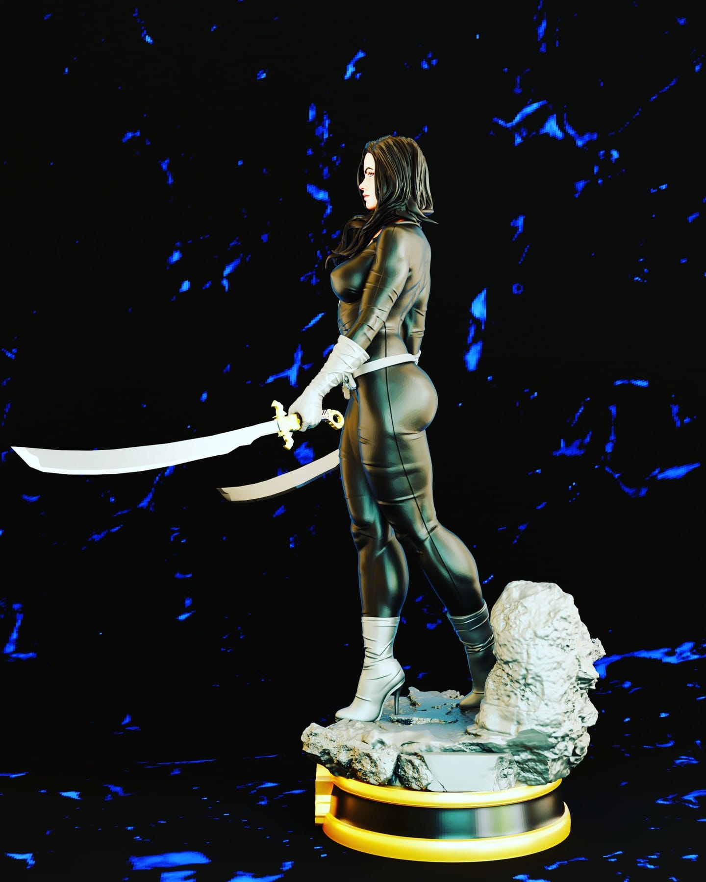 P站图纸印象馆 BrunoArt3D DC漫画 蝙蝠侠 恶魔之女 BrunoArt3D DC漫画 蝙蝠侠 恶魔之女