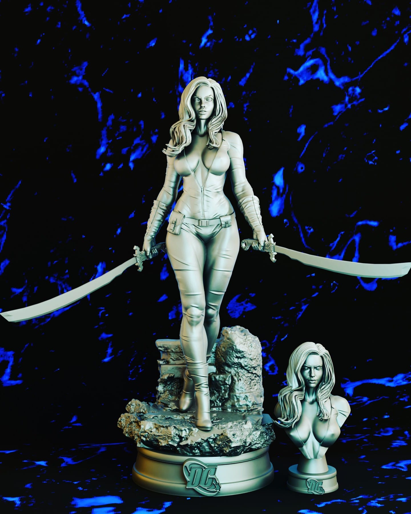 P站图纸印象馆 BrunoArt3D DC漫画 蝙蝠侠 恶魔之女 BrunoArt3D DC漫画 蝙蝠侠 恶魔之女