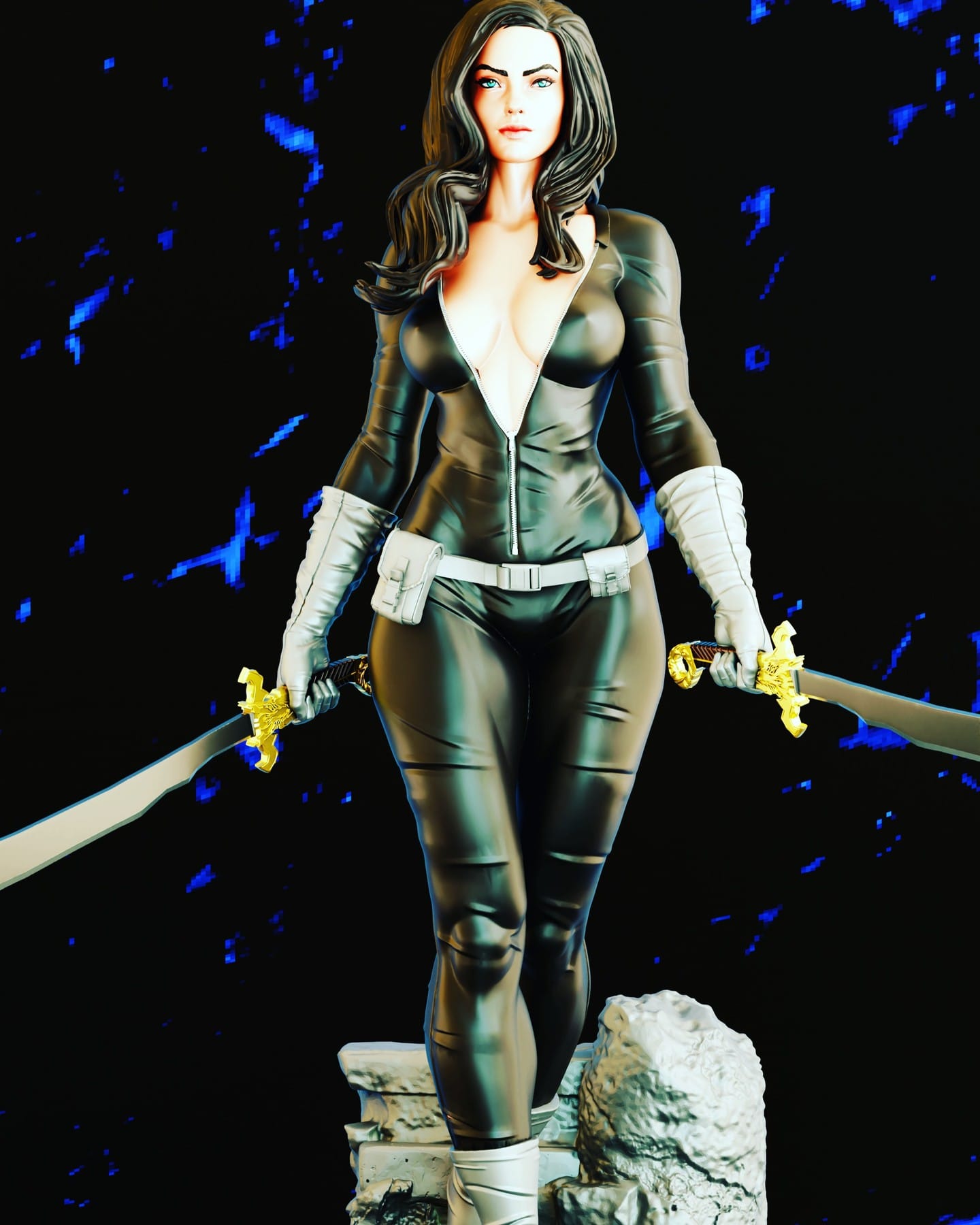 P站图纸印象馆 BrunoArt3D DC漫画 蝙蝠侠 恶魔之女 BrunoArt3D DC漫画 蝙蝠侠 恶魔之女