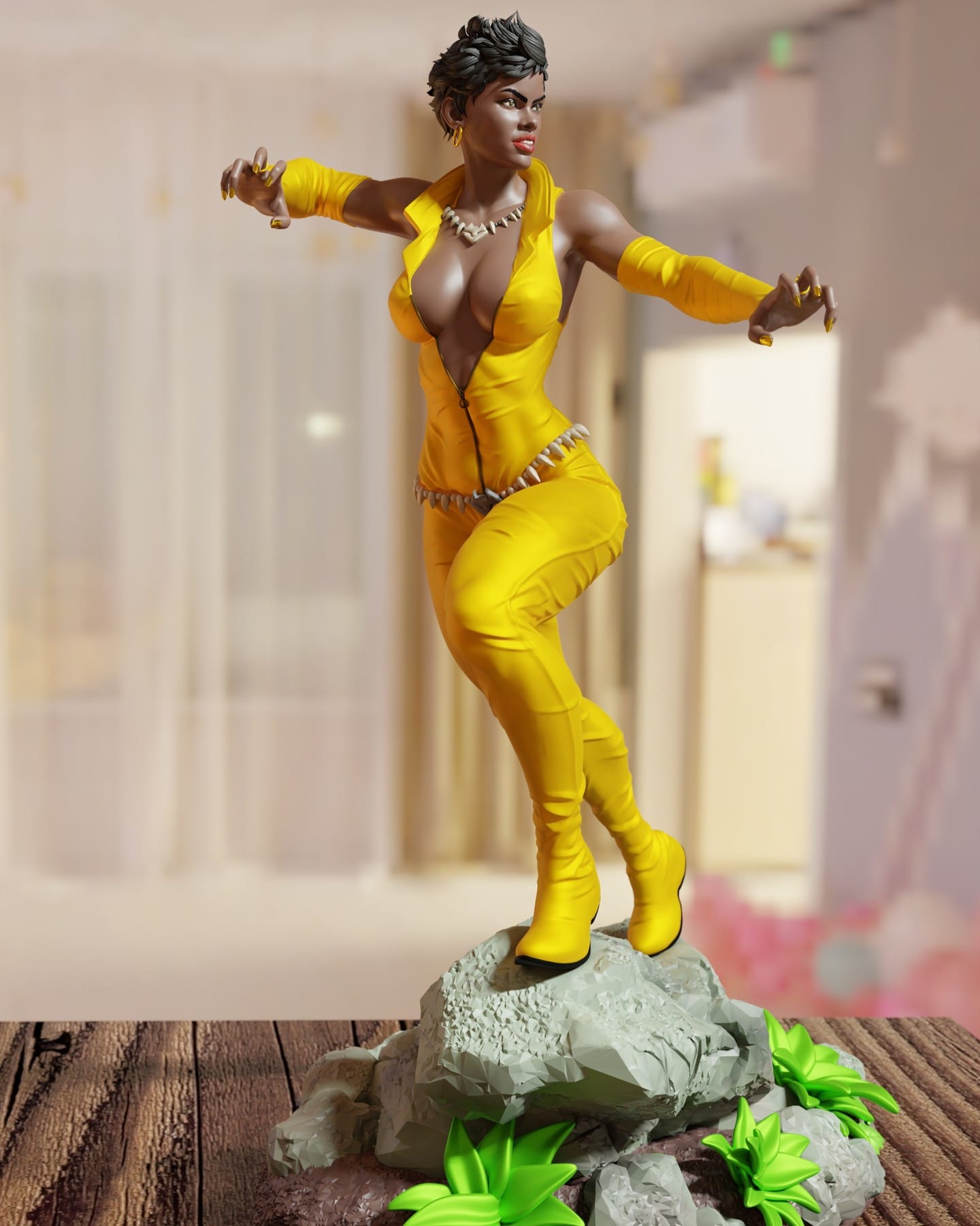 P站图纸印象馆 BrunoArt3D DC漫画 动作漫画 雌狐 BrunoArt3D DC漫画 动作漫画 雌狐