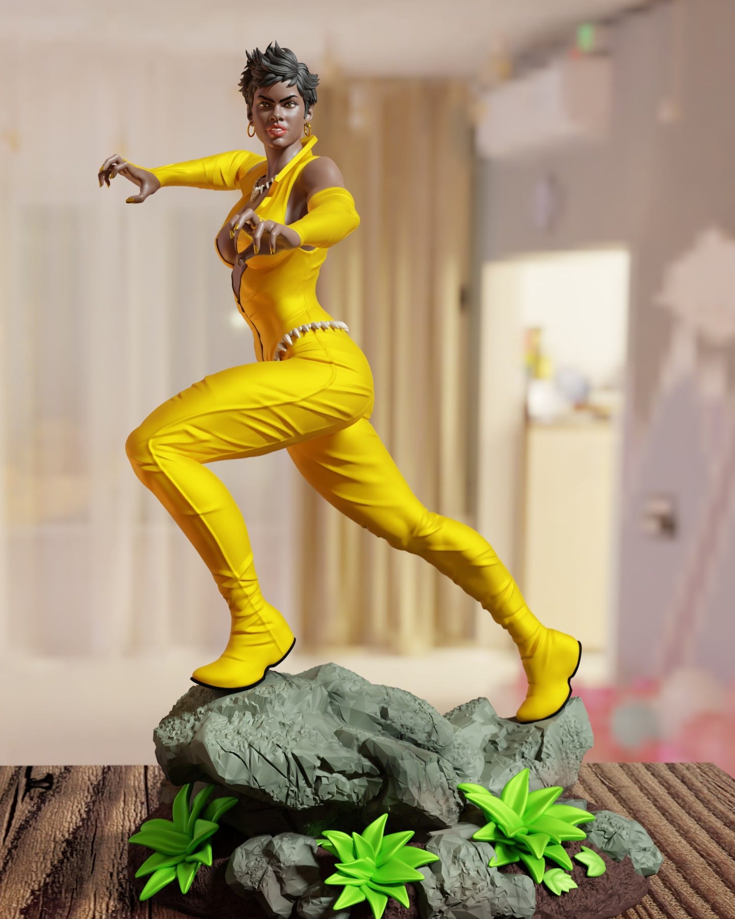 P站图纸印象馆 BrunoArt3D DC漫画 动作漫画 雌狐 BrunoArt3D DC漫画 动作漫画 雌狐