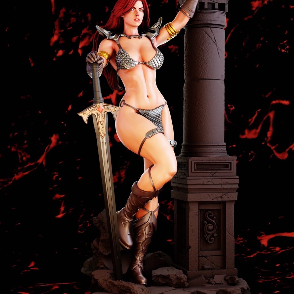 P站图纸印象馆 BrunoArt3D 女王神剑 BrunoArt3D 女王神剑