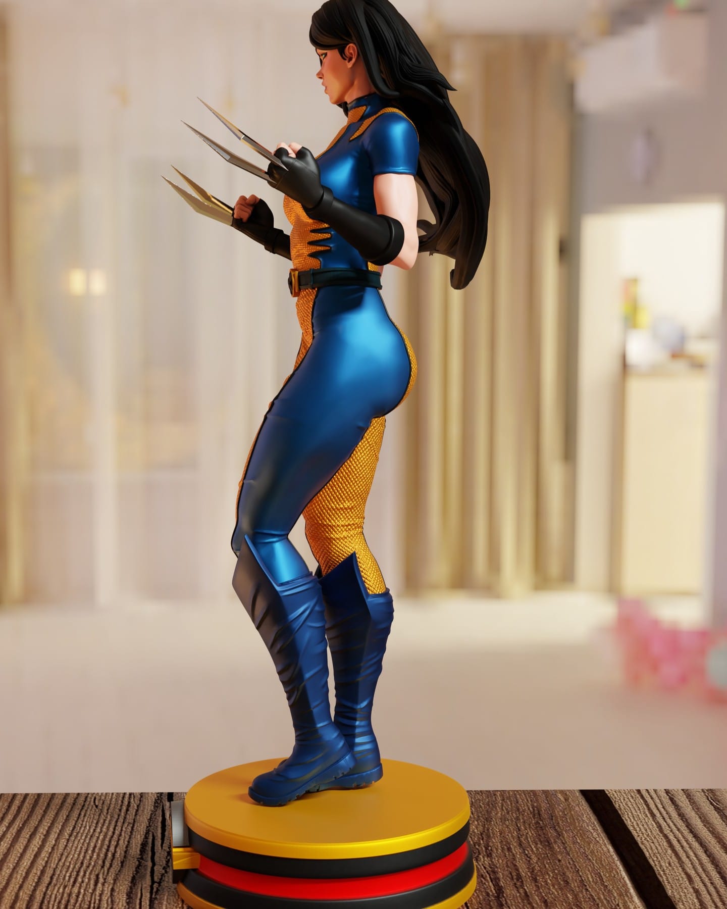 P站图纸印象馆 BrunoArt3D 漫威 金刚狼 克隆人X-23 BrunoArt3D 漫威 金刚狼 克隆人X-23