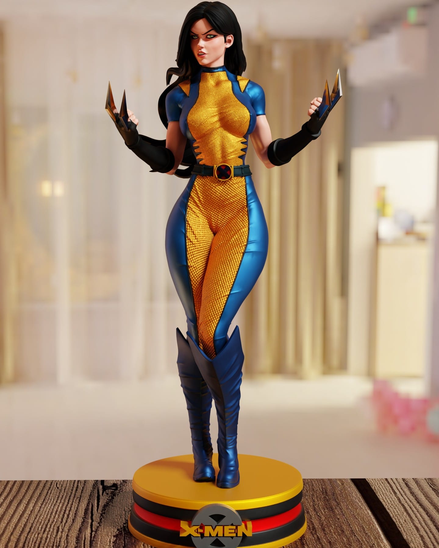 P站图纸印象馆 BrunoArt3D 漫威 金刚狼 克隆人X-23 BrunoArt3D 漫威 金刚狼 克隆人X-23