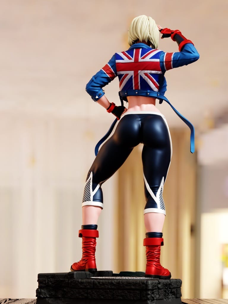 P站图纸印象馆 BrunoArt3D 街头霸王 嘉米 BrunoArt3D 街头霸王 嘉米