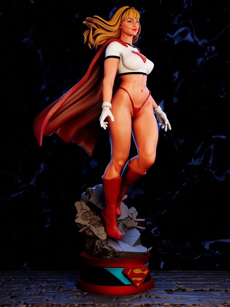 P站图纸印象馆 BrunoArt3D DC漫画 女超人 BrunoArt3D DC漫画 女超人