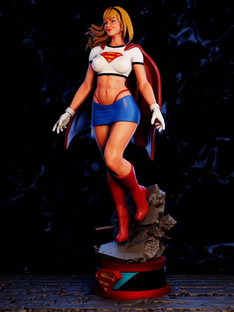 P站图纸印象馆 BrunoArt3D DC漫画 女超人 BrunoArt3D DC漫画 女超人