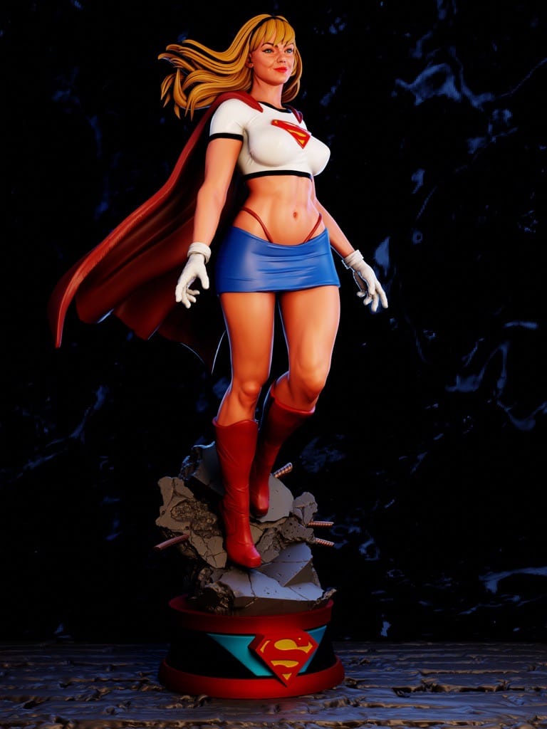 P站图纸印象馆 BrunoArt3D DC漫画 女超人 BrunoArt3D DC漫画 女超人