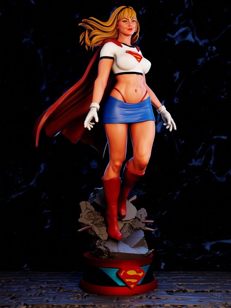 P站图纸印象馆 BrunoArt3D DC漫画 女超人 BrunoArt3D DC漫画 女超人