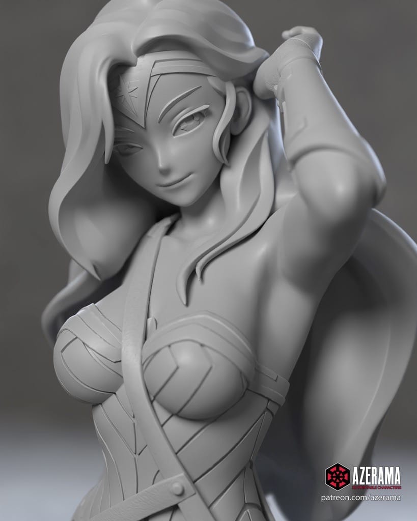 P站图纸印象馆 Azerama DC漫画 神奇女侠 Azerama DC漫画 神奇女侠