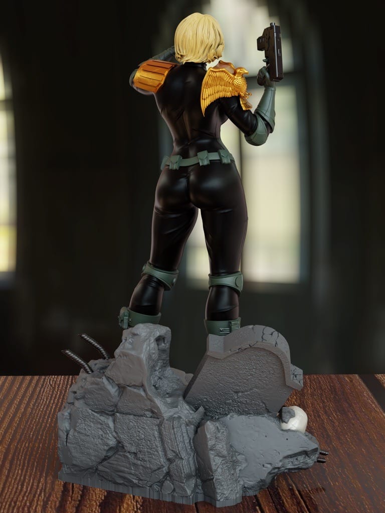 P站图纸印象馆 BrunoArt3D 特警判官 BrunoArt3D 特警判官