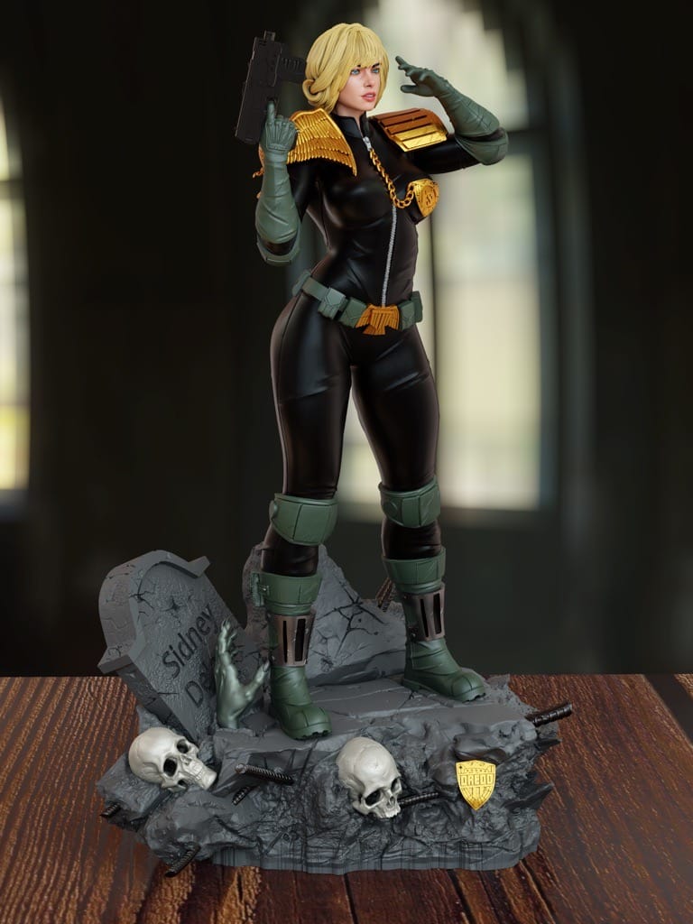 P站图纸印象馆 BrunoArt3D 特警判官 BrunoArt3D 特警判官