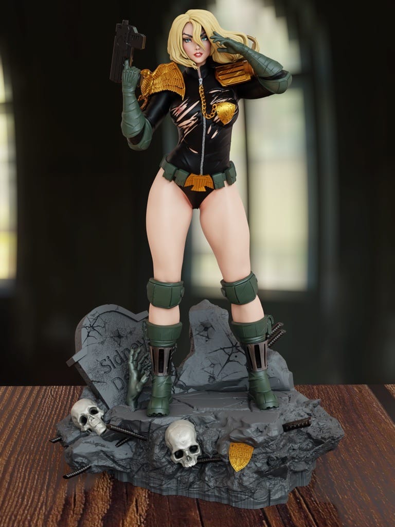 P站图纸印象馆 BrunoArt3D 特警判官 BrunoArt3D 特警判官