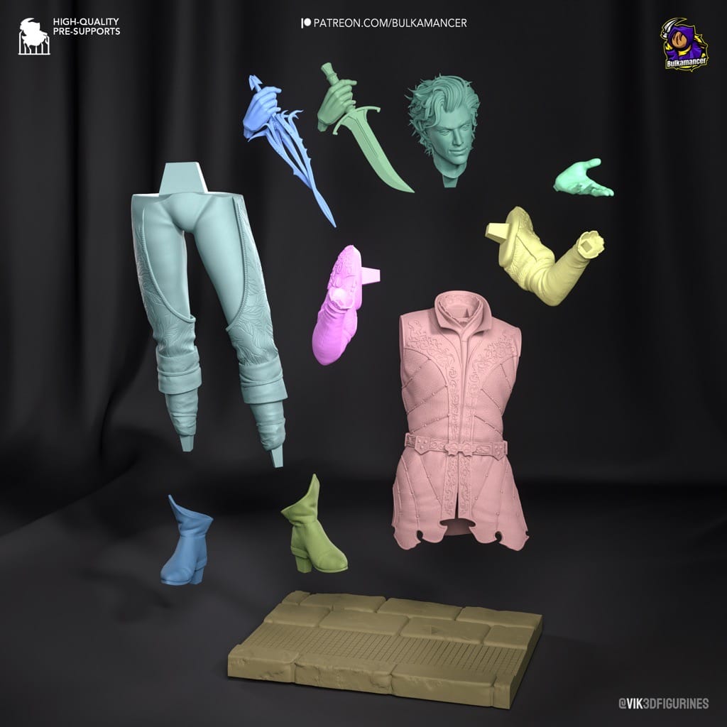 P站图纸印象馆 Bulkamancer 博德之门 阿斯代伦 Bulkamancer 博德之门 阿斯代伦