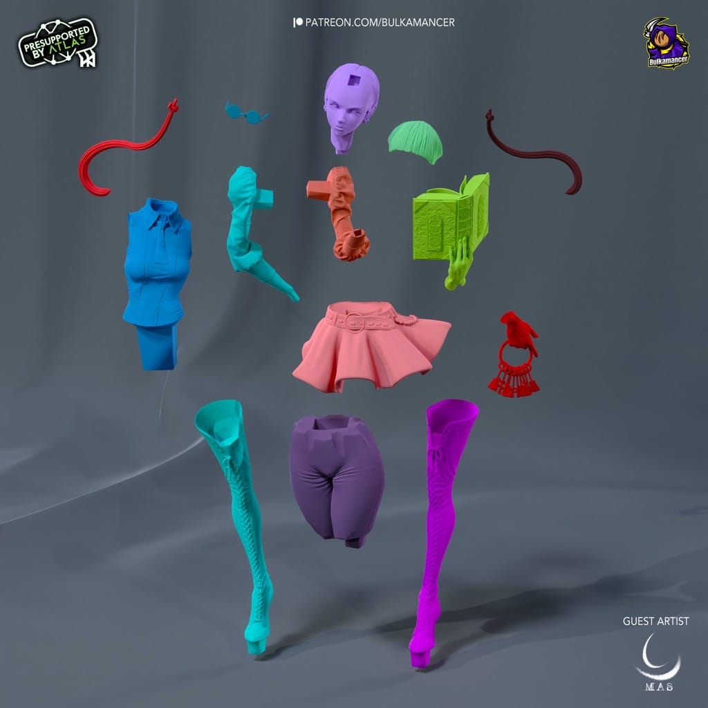 P站图纸印象馆 Bulkamancer 龙背上的骑兵 雅科儿 Bulkamancer 龙背上的骑兵 雅科儿