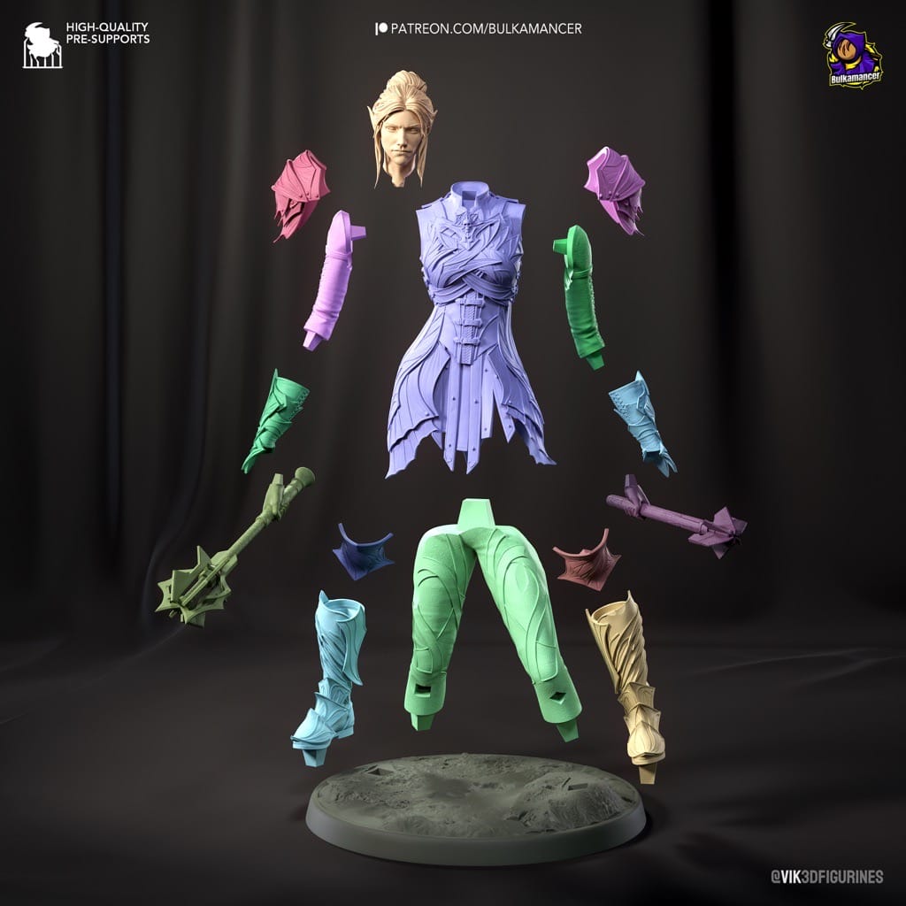 P站图纸印象馆 Bulkamancer 博德之门 明萨拉 Bulkamancer 博德之门 明萨拉