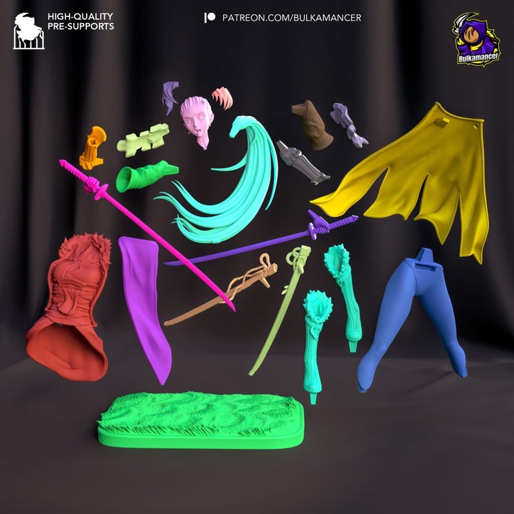 P站图纸印象馆 Bulkamancer 火焰之纹章 琳迪斯 Bulkamancer 火焰之纹章 琳迪斯