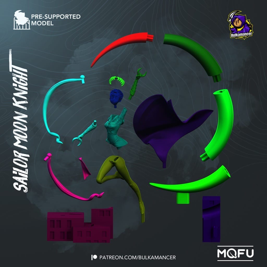 P站图纸印象馆 Bulkamancer 美少女战士 月野兔 Bulkamancer 美少女战士 月野兔