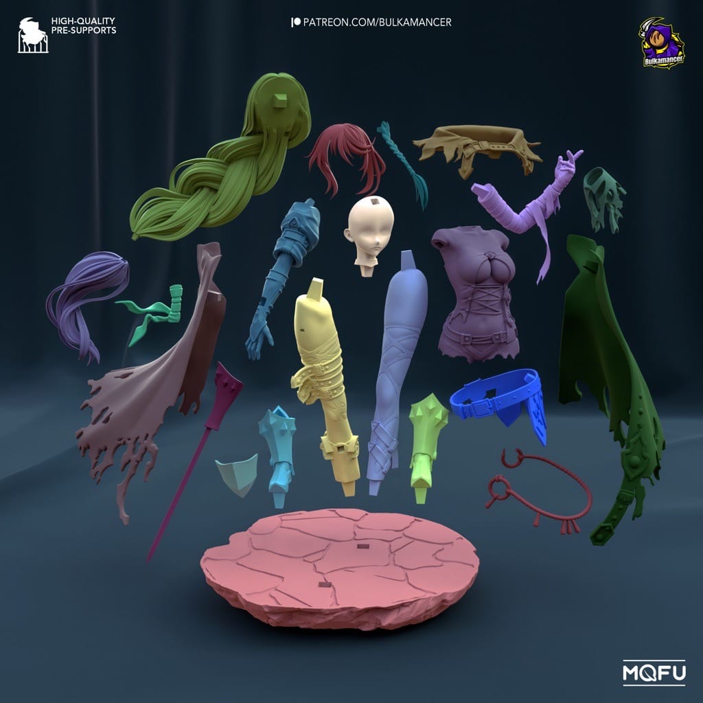 P站图纸印象馆 Bulkamancer 狂战传说 薇尔贝特·克拉弗 Bulkamancer 狂战传说 薇尔贝特·克拉弗