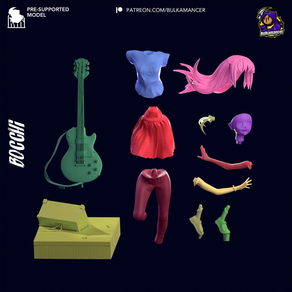 P站图纸印象馆 Bulkamancer 孤独摇滚 啵奇酱 Bulkamancer 孤独摇滚 啵奇酱