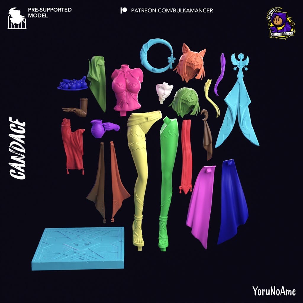 P站图纸印象馆 Bulkamancer 原神 坎蒂丝 Bulkamancer 原神 坎蒂丝