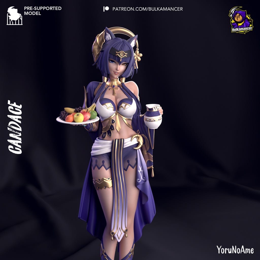 P站图纸印象馆 Bulkamancer 原神 坎蒂丝 Bulkamancer 原神 坎蒂丝