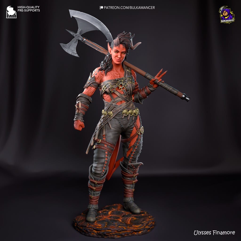 P站图纸印象馆 Bulkamancer 博德之门 卡菈克 Bulkamancer 博德之门 卡菈克