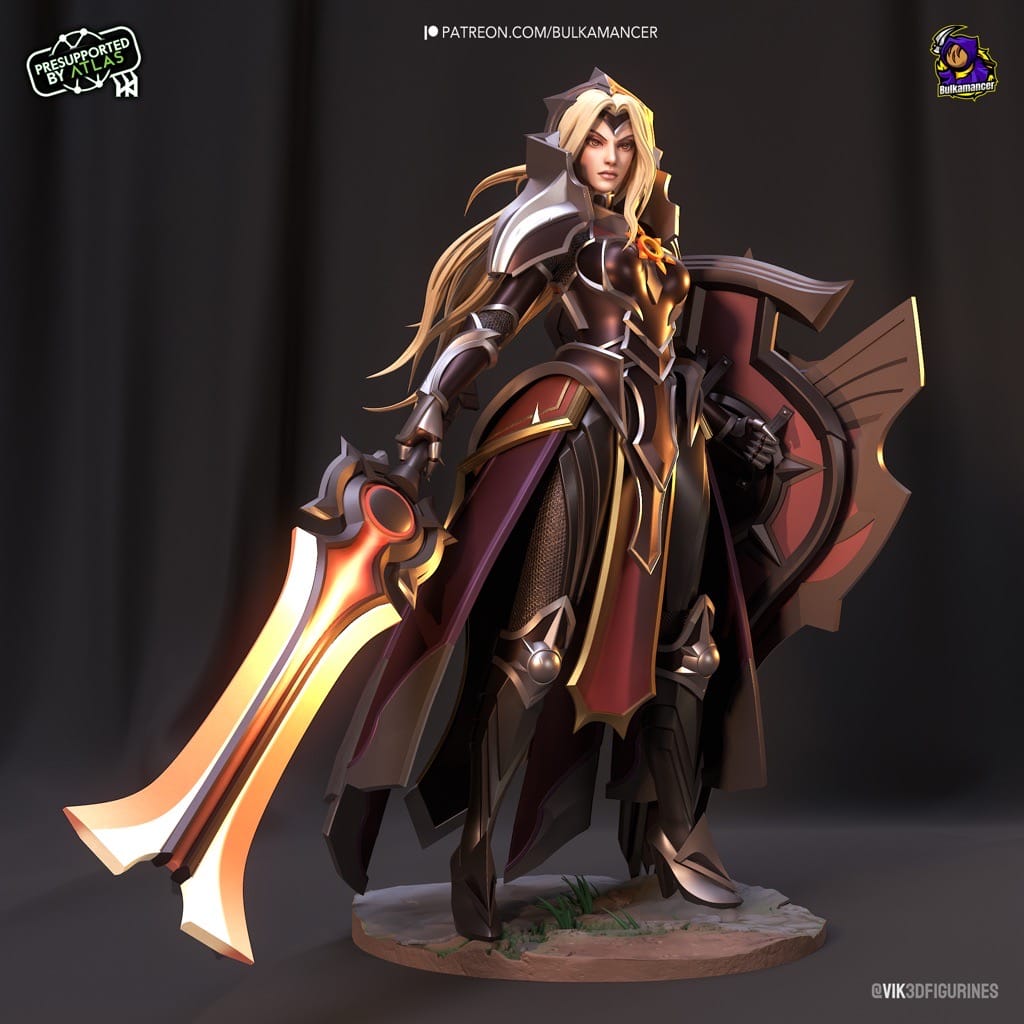 P站图纸印象馆 Bulkamancer 英雄联盟 雷欧娜 Bulkamancer 英雄联盟 雷欧娜