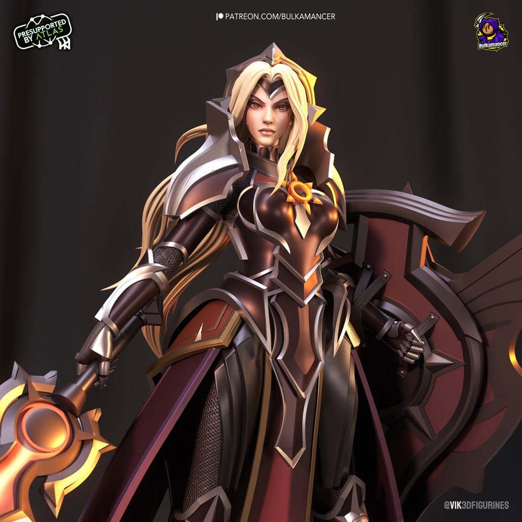 P站图纸印象馆 Bulkamancer 英雄联盟 雷欧娜 Bulkamancer 英雄联盟 雷欧娜