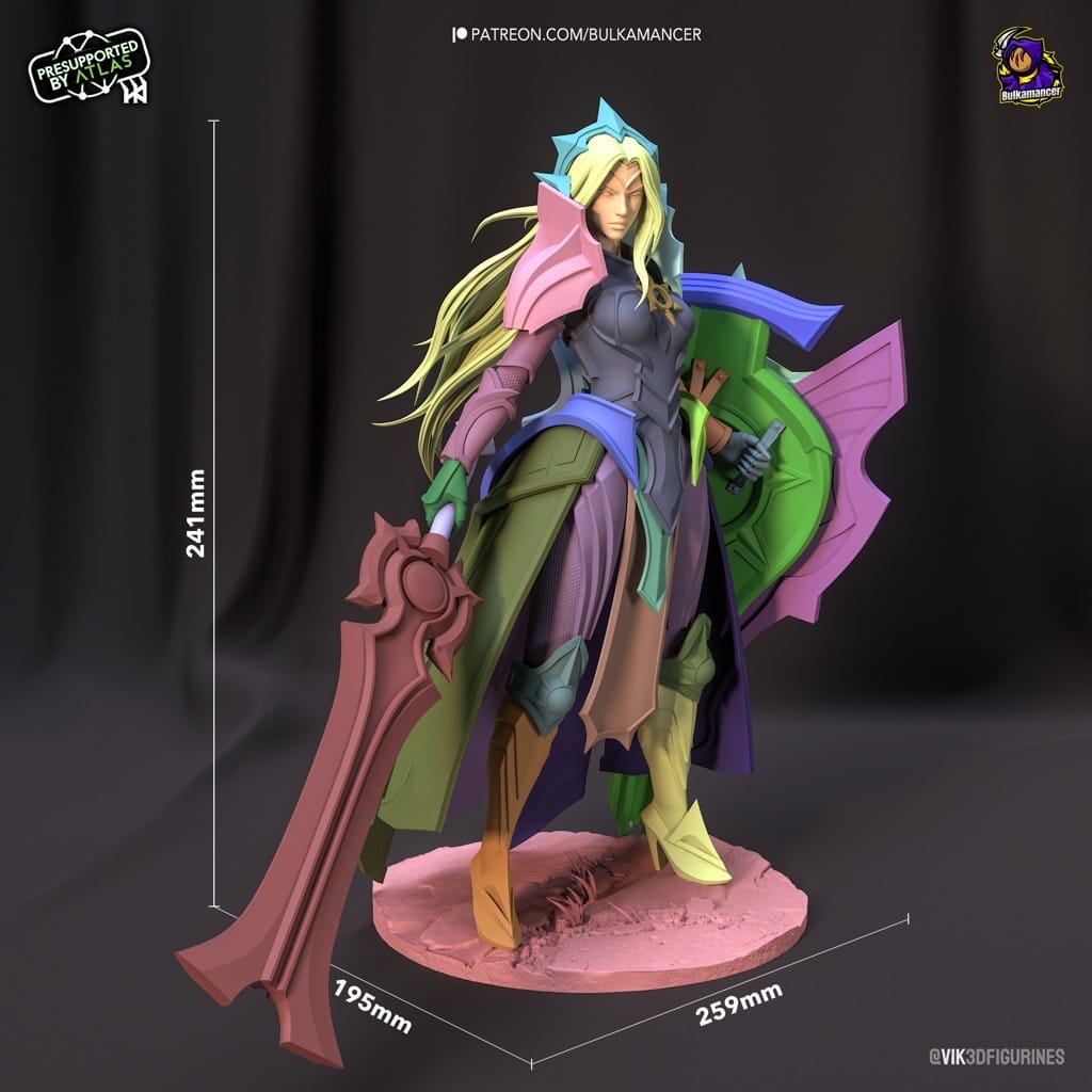 P站图纸印象馆 Bulkamancer 英雄联盟 雷欧娜 Bulkamancer 英雄联盟 雷欧娜