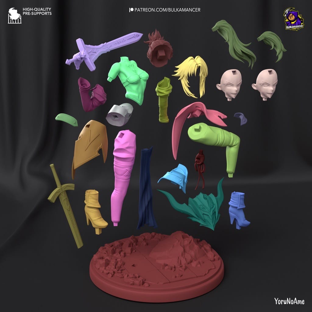 P站图纸印象馆 Bulkamancer 亚瑟王传说 莫德雷德 Bulkamancer 亚瑟王传说 莫德雷德