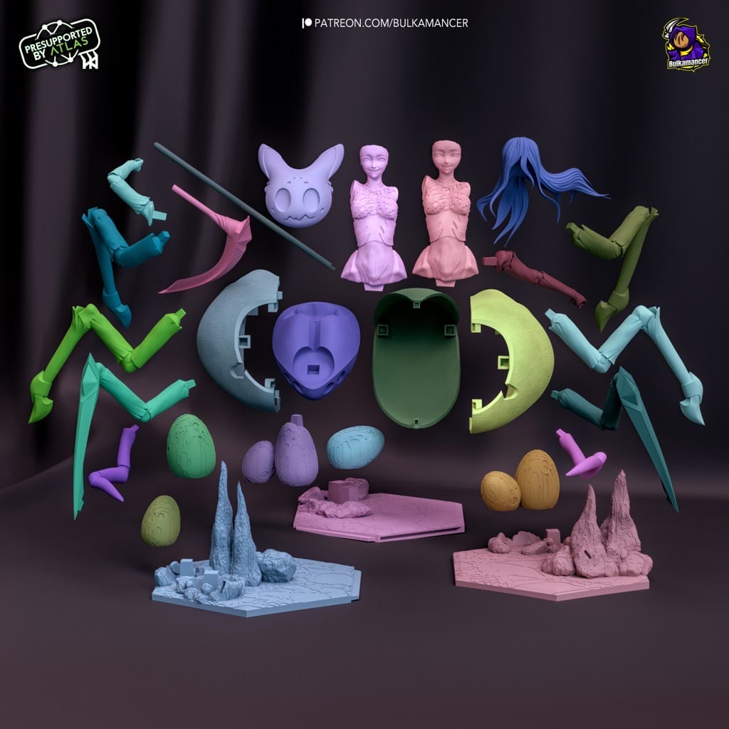 P站图纸印象馆 Bulkamancer 熊子和她的孩子们 Bulkamancer 熊子和她的孩子们