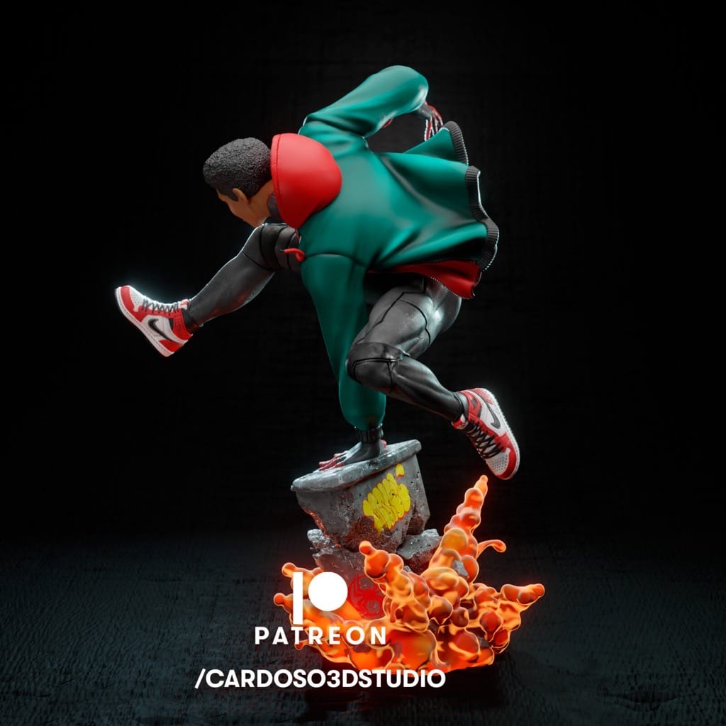 P站图纸印象馆 Cardoso 漫威 蜘蛛侠 迈尔斯·莫拉莱斯 Cardoso 漫威 蜘蛛侠 迈尔斯·莫拉莱斯