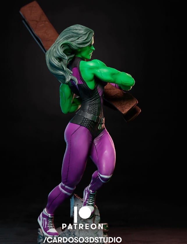 P站图纸印象馆 Cardoso 漫威 绿巨人 女浩克 Cardoso 漫威 绿巨人 女浩克
