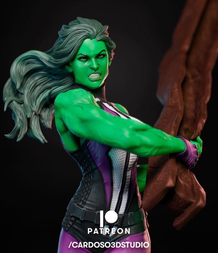 P站图纸印象馆 Cardoso 漫威 绿巨人 女浩克 Cardoso 漫威 绿巨人 女浩克