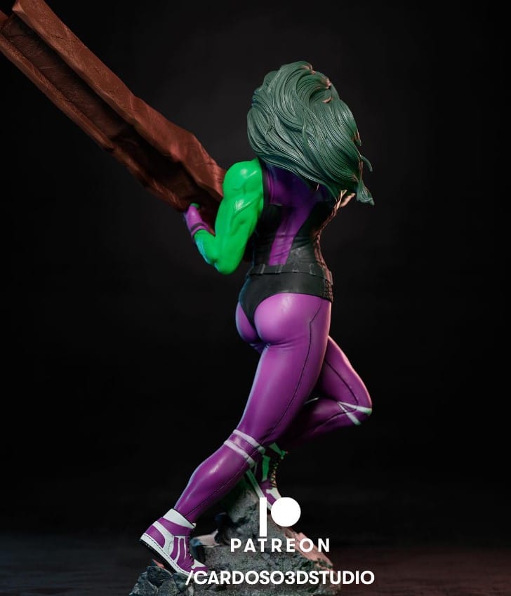 P站图纸印象馆 Cardoso 漫威 绿巨人 女浩克 Cardoso 漫威 绿巨人 女浩克