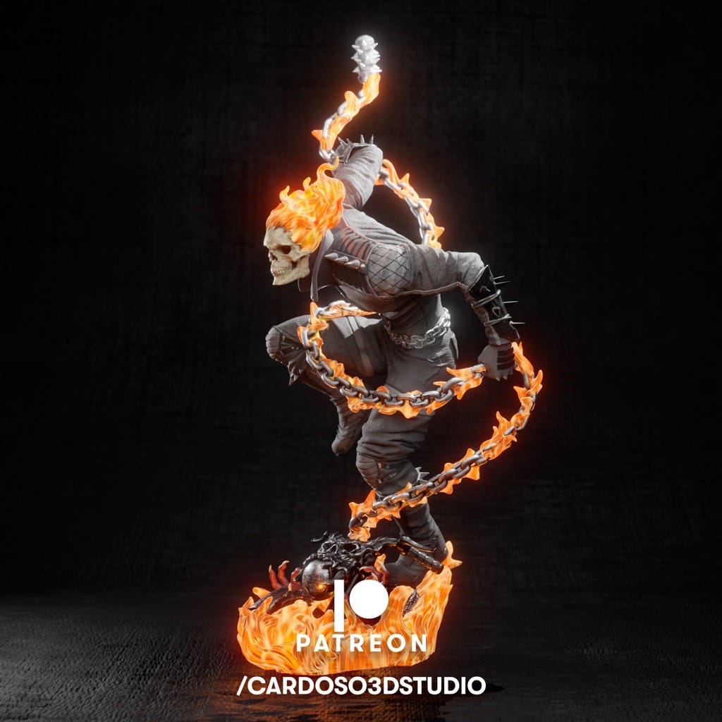 P站图纸印象馆 Cardoso 漫威 神奇四侠 恶灵骑士 Cardoso 漫威 神奇四侠 恶灵骑士