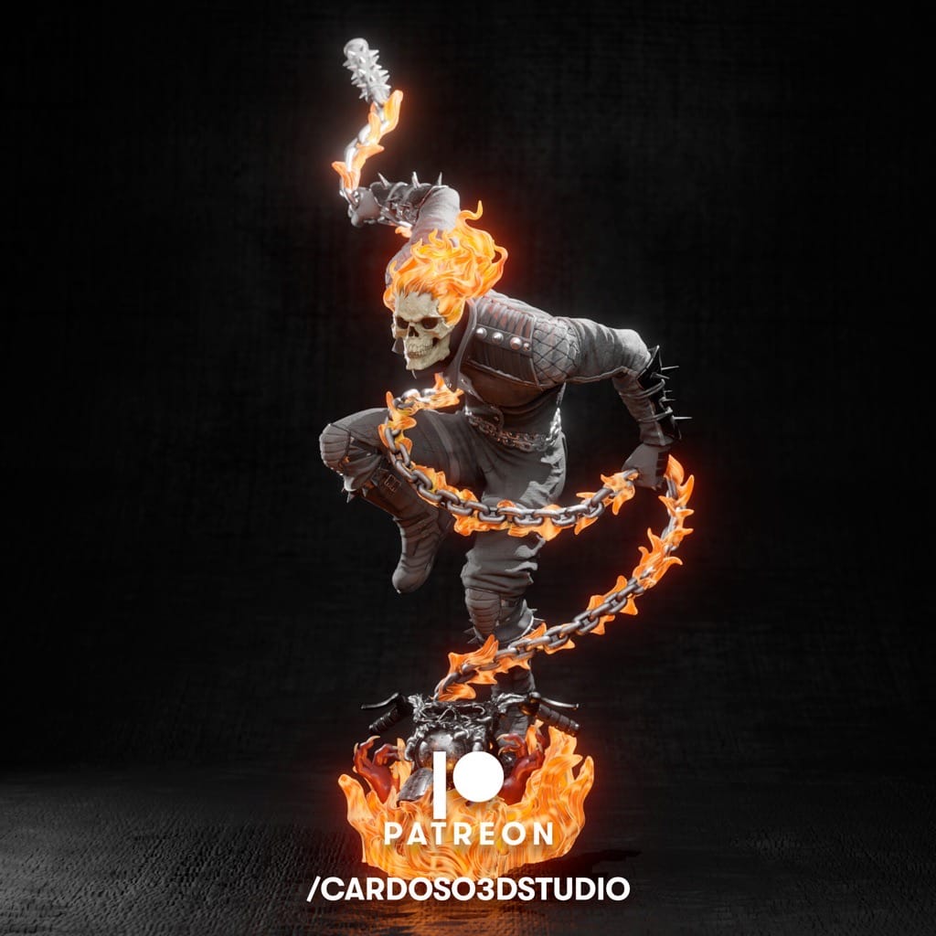 P站图纸印象馆 Cardoso 漫威 神奇四侠 恶灵骑士 Cardoso 漫威 神奇四侠 恶灵骑士