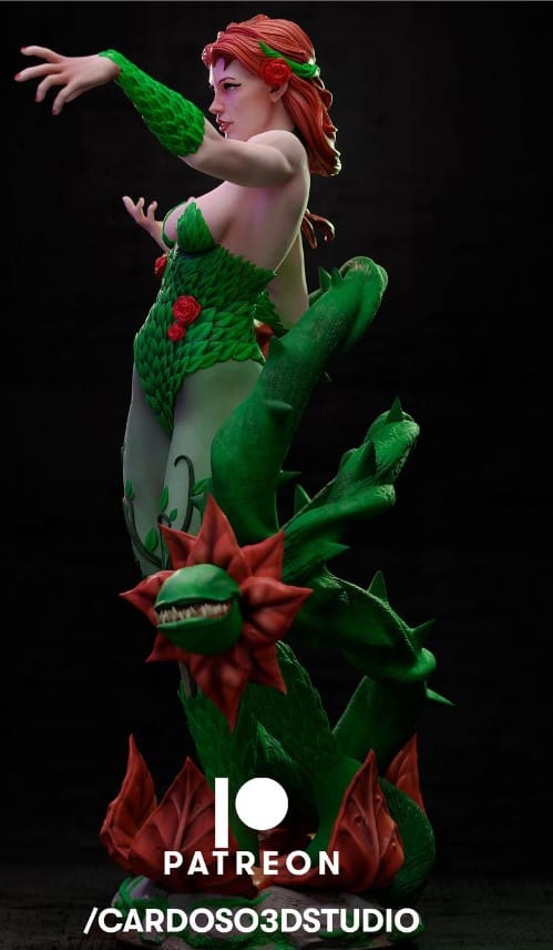 P站图纸印象馆 Cardoso DC漫画 蝙蝠侠 毒藤女 Cardoso DC漫画 蝙蝠侠 毒藤女