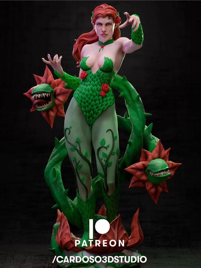 P站图纸印象馆 Cardoso DC漫画 蝙蝠侠 毒藤女 Cardoso DC漫画 蝙蝠侠 毒藤女