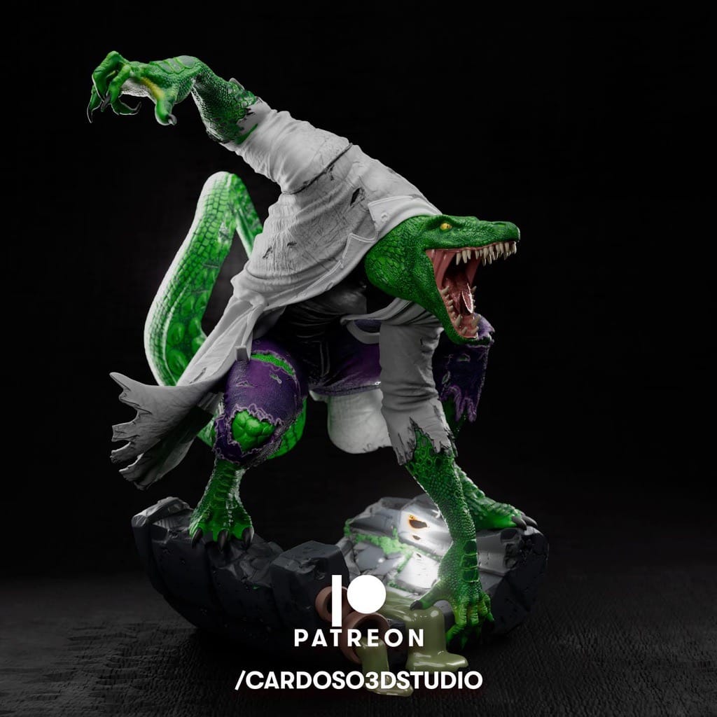 P站图纸印象馆 Cardoso 漫威 蜘蛛侠 蜥蜴教授 Cardoso 漫威 蜘蛛侠 蜥蜴教授