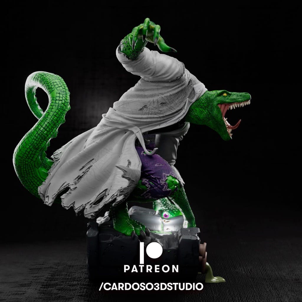 P站图纸印象馆 Cardoso 漫威 蜘蛛侠 蜥蜴教授 Cardoso 漫威 蜘蛛侠 蜥蜴教授