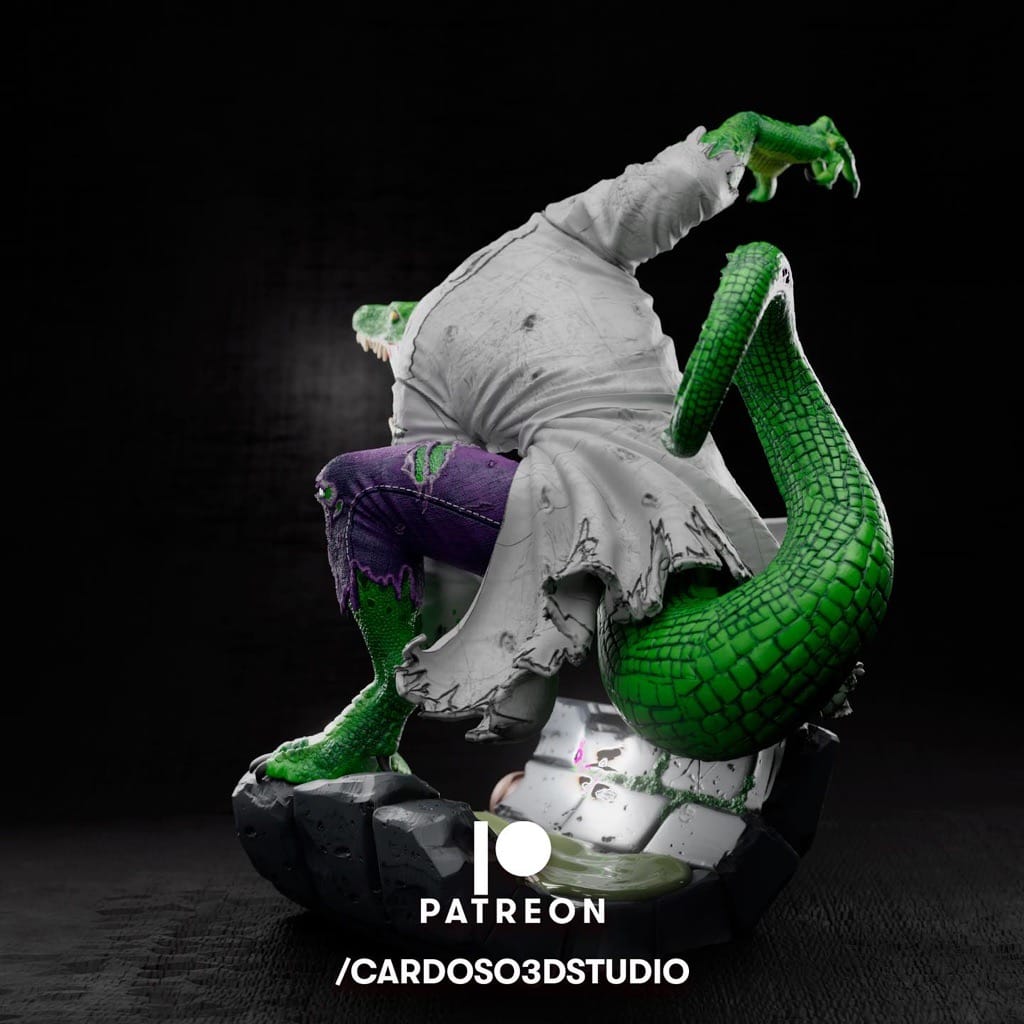 P站图纸印象馆 Cardoso 漫威 蜘蛛侠 蜥蜴教授 Cardoso 漫威 蜘蛛侠 蜥蜴教授