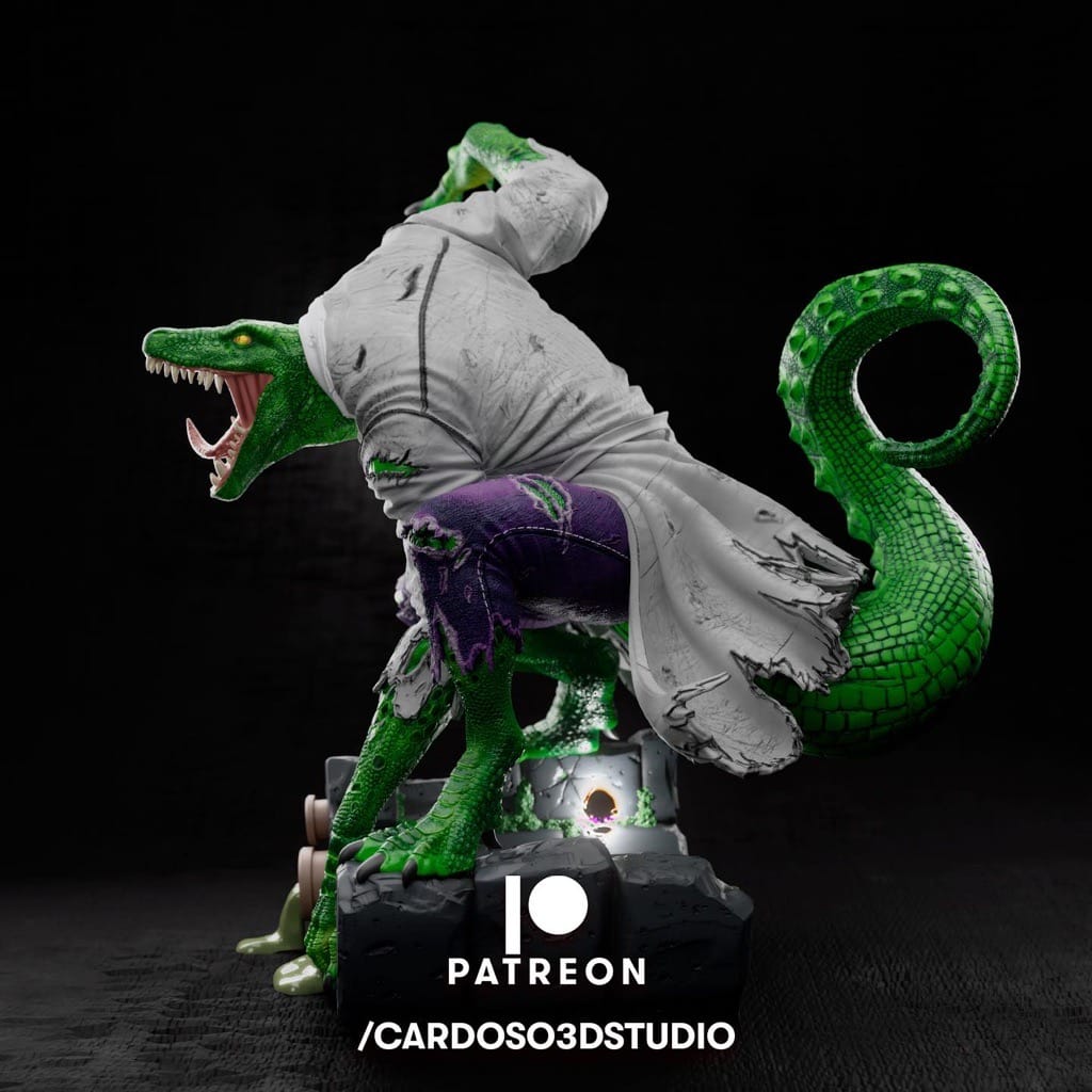 P站图纸印象馆 Cardoso 漫威 蜘蛛侠 蜥蜴教授 Cardoso 漫威 蜘蛛侠 蜥蜴教授