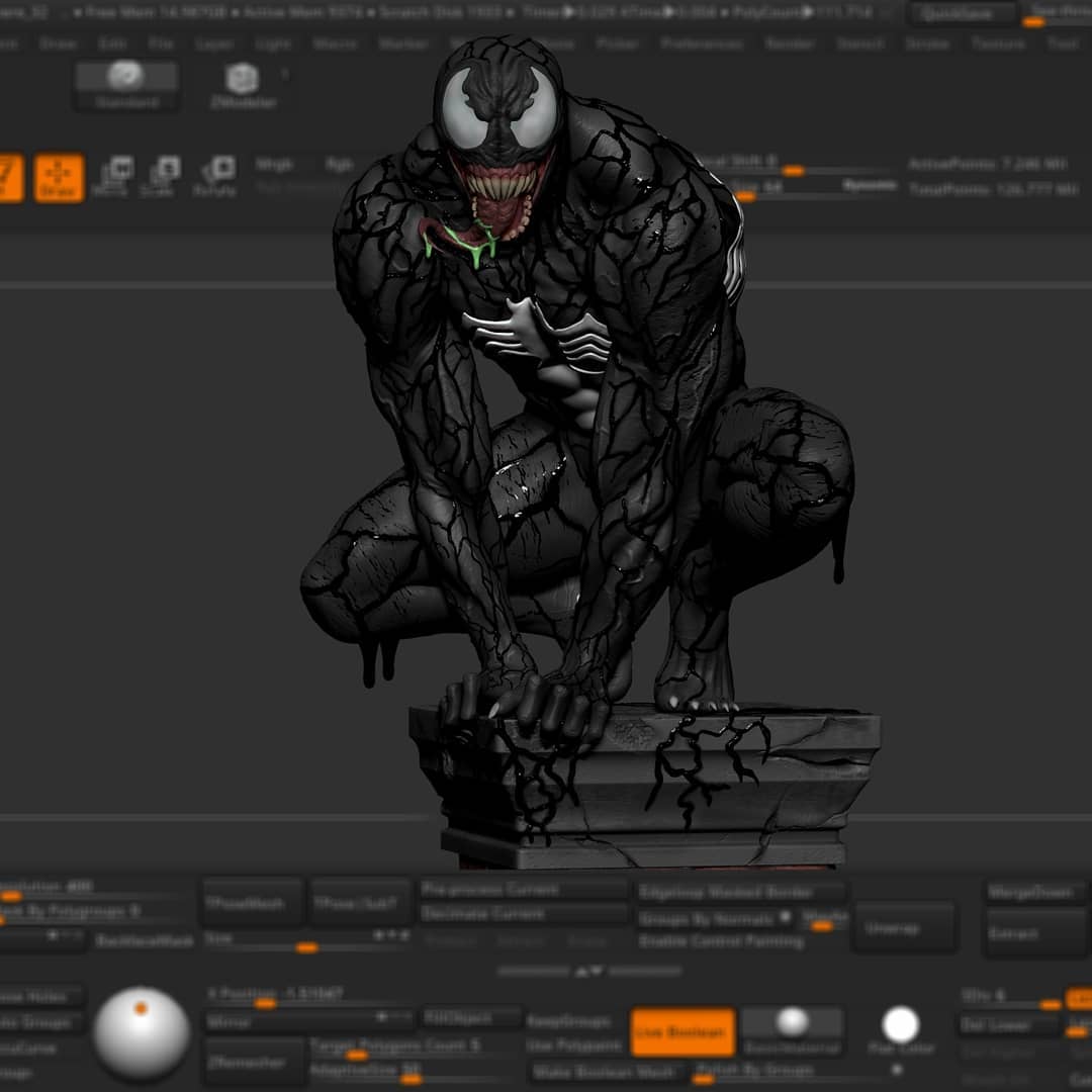 P站图纸印象馆 Cardoso 漫威 毒液 Cardoso 漫威 毒液