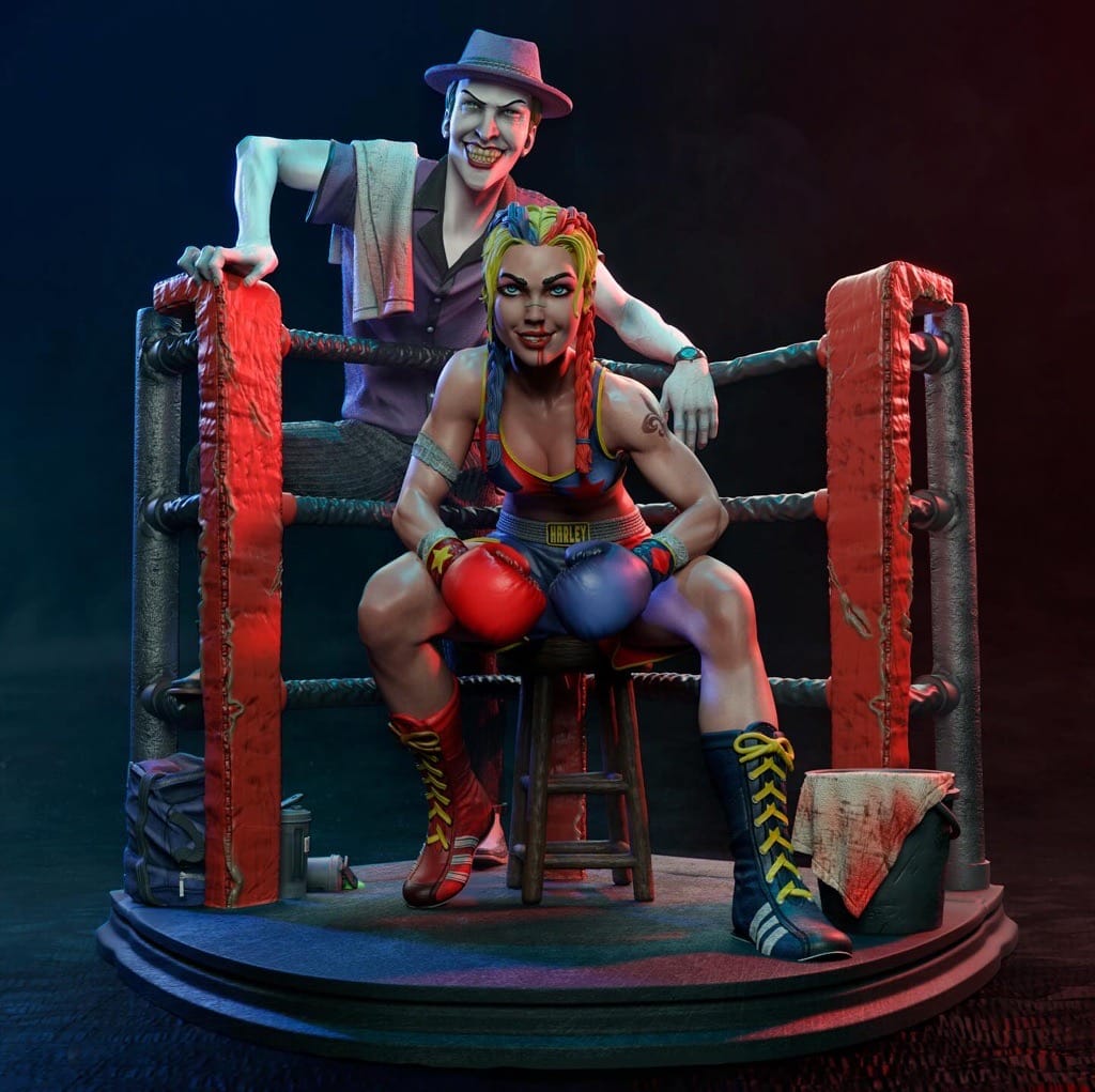 P站图纸印象馆 Cardoso DC漫画 哈莉·奎茵和Mr.J Cardoso DC漫画 哈莉·奎茵和Mr.J