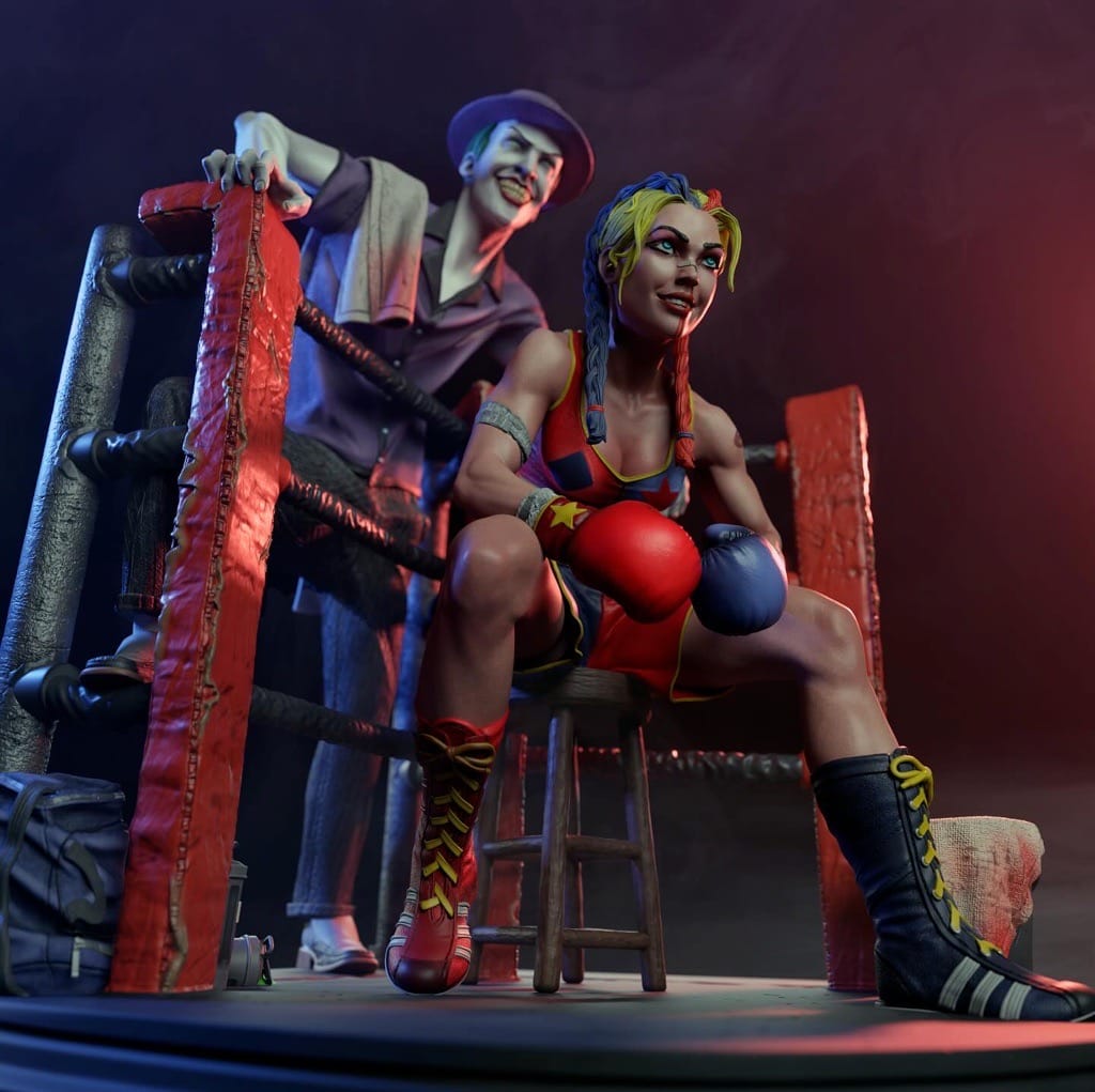 P站图纸印象馆 Cardoso DC漫画 哈莉·奎茵和Mr.J Cardoso DC漫画 哈莉·奎茵和Mr.J