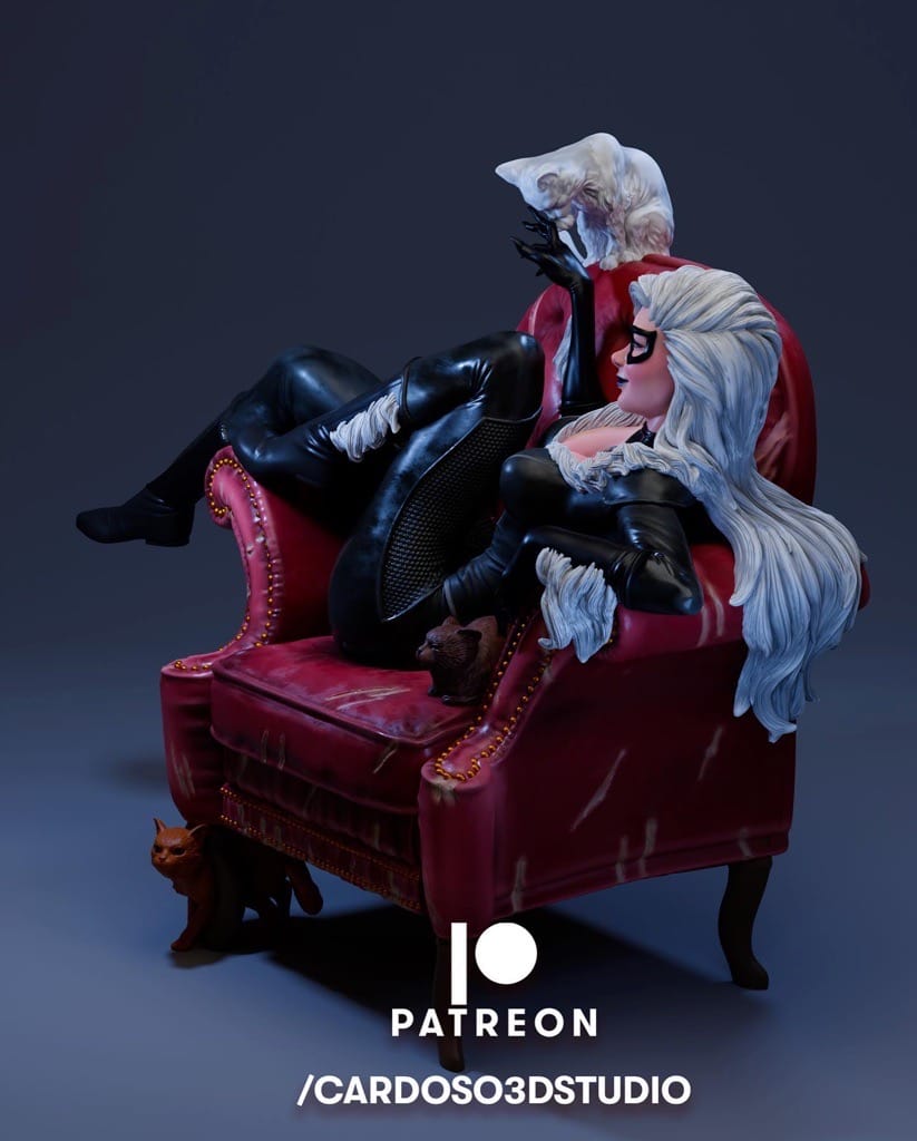 P站图纸印象馆 Cardoso 漫威 蜘蛛侠 黑猫 Cardoso 漫威 蜘蛛侠 黑猫