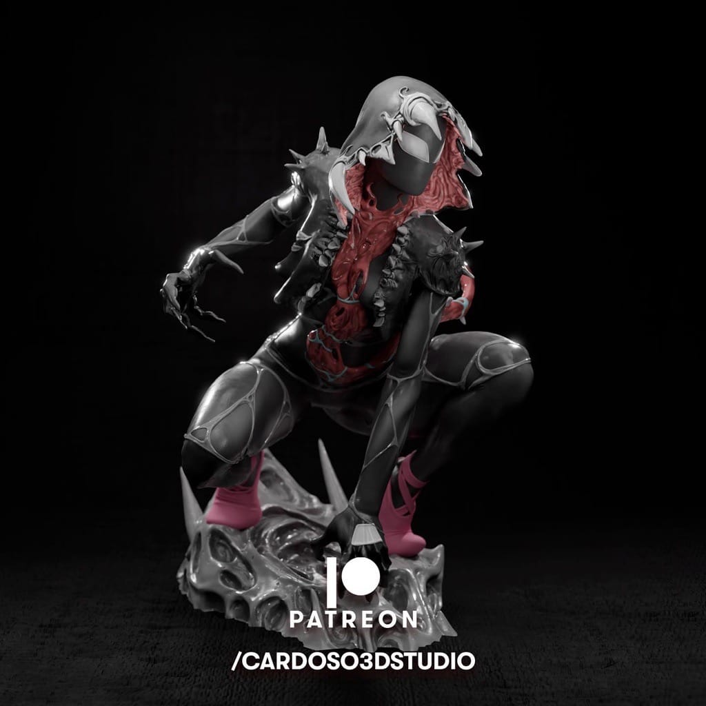 P站图纸印象馆 Cardoso 漫威 黑蜘蛛 格温 Cardoso 漫威 黑蜘蛛 格温